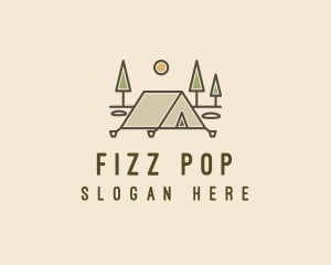 Tent Outdoor Camping  logo design