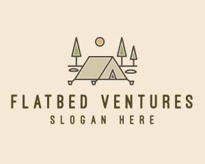 Tent Outdoor Camping  logo design