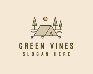 Tent Outdoor Camping  logo design