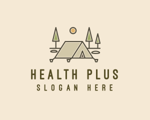 Tent Outdoor Camping  logo design