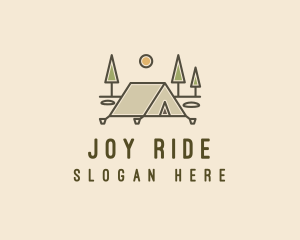 Tent Outdoor Camping  logo design