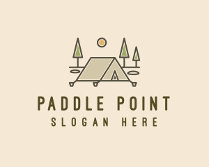 Tent Outdoor Camping  logo design