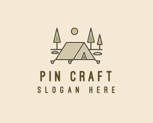 Tent Outdoor Camping  logo design