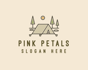 Tent Outdoor Camping  logo design