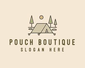 Tent Outdoor Camping  logo design