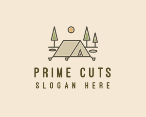 Tent Outdoor Camping  logo design