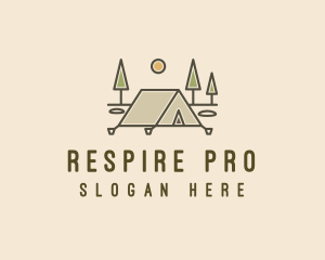 Tent Outdoor Camping  logo design