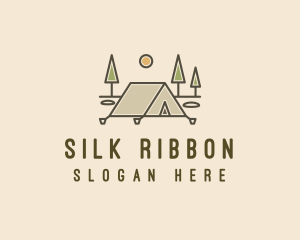 Tent Outdoor Camping  logo design