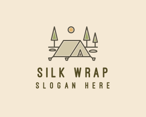 Tent Outdoor Camping  logo design