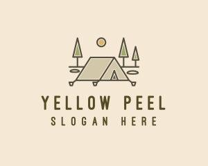 Tent Outdoor Camping  logo design