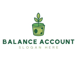 Money Plant Dollar logo design