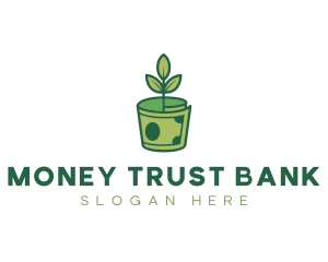 Money Plant Dollar logo design