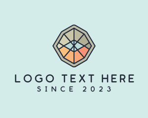 Geometric Multicolor Eye  logo