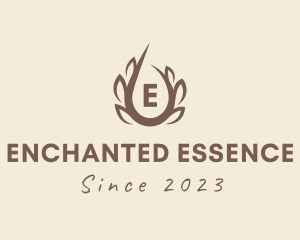 Botanical Spa Oil  logo design