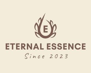 Botanical Spa Oil  logo design