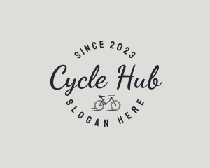 Modern Bicycle Business logo design