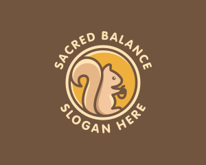 Wild Squirrel Animal Logo