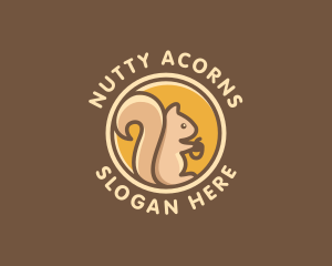 Wild Squirrel Animal logo design