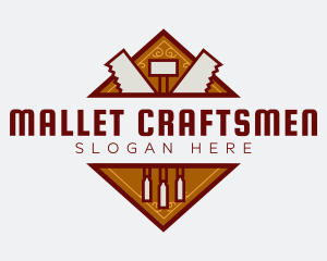 Saw Mallet Woodwork Tools logo