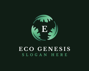 Nature Eco Leaf logo design