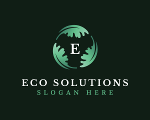 Nature Eco Leaf logo design