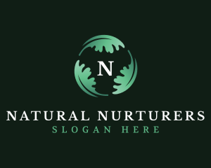 Nature Eco Leaf logo design