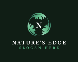 Nature Eco Leaf logo design