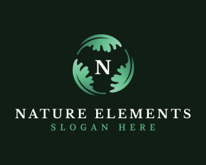 Nature Eco Leaf logo design