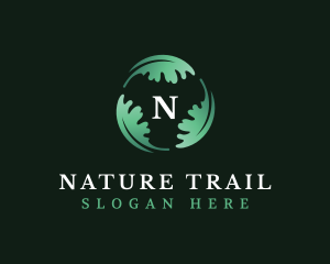 Nature Eco Leaf logo design