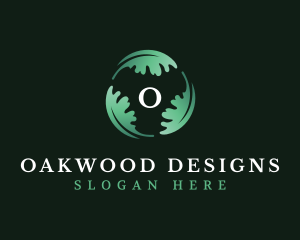 Nature Oak Leaf logo design