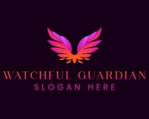 Holy Archangel Wings logo design