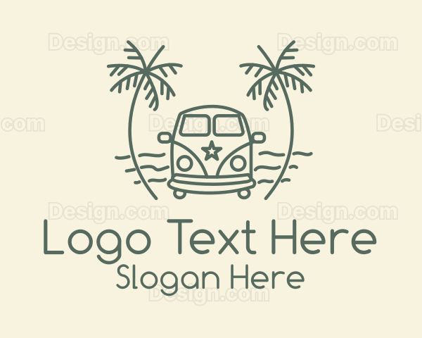 Tropical Van Beach Logo