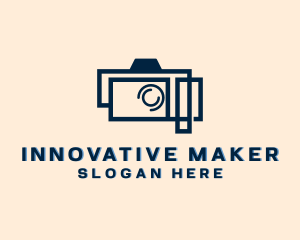 Camera Lens Photography logo design