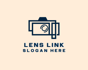 Camera Lens Photography logo design