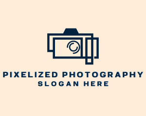 Camera Lens Photography logo design