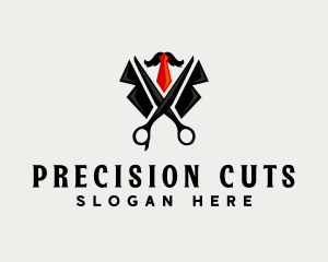 Grooming Scissor Barbershop logo