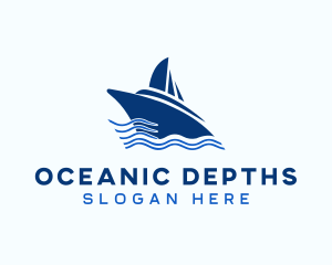 Ocean Ferry Cruise logo design