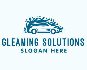 Car Wash Cleaning Sanitize  logo design