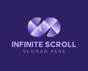 Circle Infinity Loop logo design