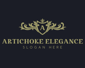 Elegant Royal Shield logo design