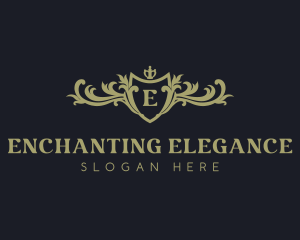 Elegant Royal Shield logo design