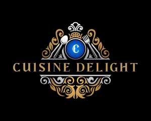 Luxury Chef Dining Cuisine logo design