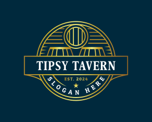 Beer Barrel Tavern logo design