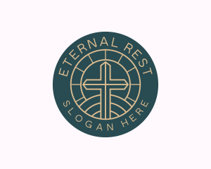 Catholic Religion Chapel logo design