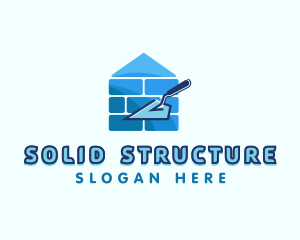 Brick Masonry Trowel logo design