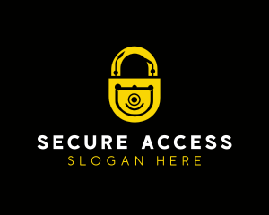 Digital Security Lock logo design