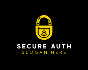 Digital Security Lock logo design