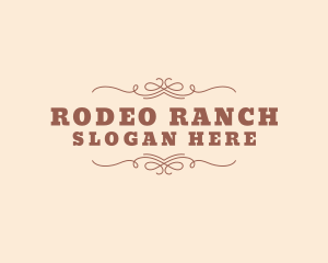 Fancy Western Rodeo  logo design