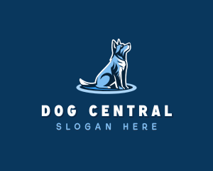 Dog Pet Canine logo design