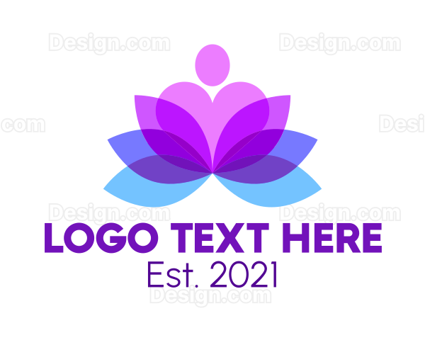 Human Lotus Yoga Logo